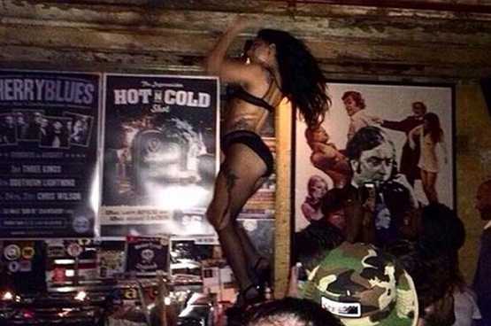 Lady Gaga Strips Dances To Metal Numbers On Bar Top English